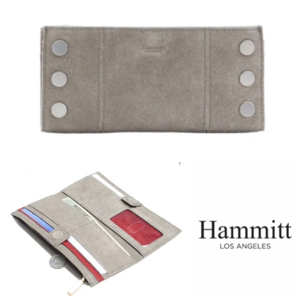Hammitt 110 North Wallet Pewter/Brushed Silver